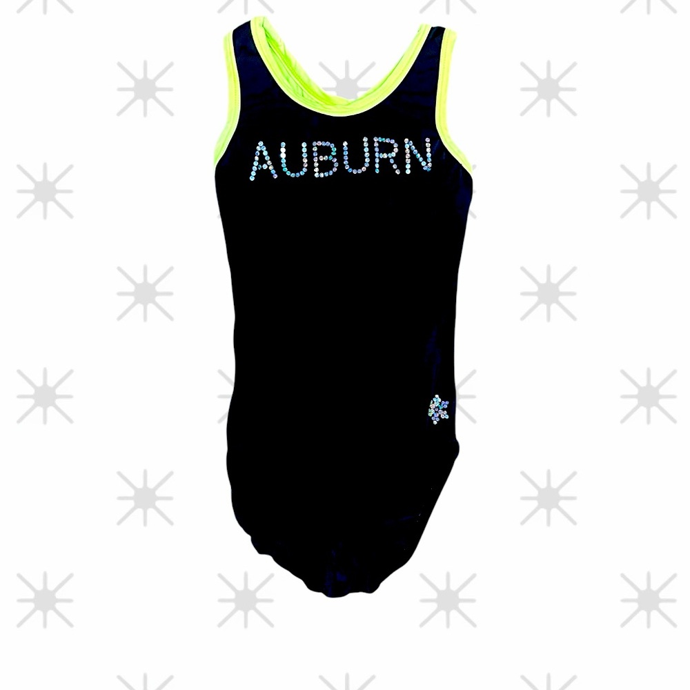 Gymnastics Leotard, SNOWFLAKE DESIGNS, Girls L, Ascend Gym Auburn